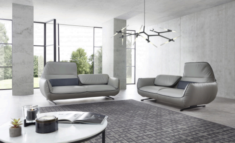 Nolte Polstermöbel - Modell Portofino - moderner Hochlehner mit klappbarem Rücken