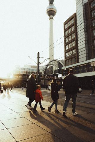 Leder für die Familie